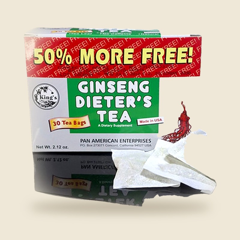 Té Ginseng – foto del catálogo del proveedor